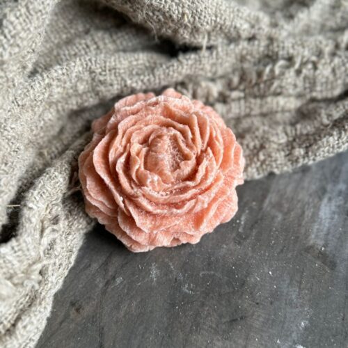 Amberblokje roos roze