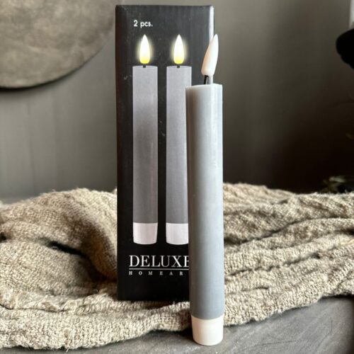 LED dinner candle Grey D:2