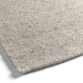 Vloerkleed 406-001-103 Middel grey detail randafwerking