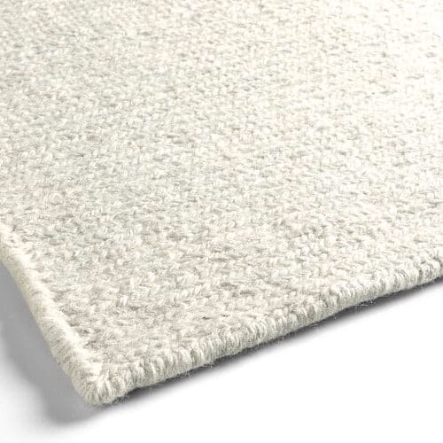 Vloerkleed 406-001-112 Ivory detail randafwerking Vloerkleed 406-001-112 Ivory detail randafwerking