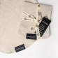 Puurlinnen placemat Eve rond naturel detail detail stof