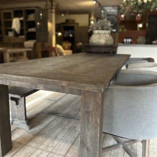 Eettafels oud hout collectie