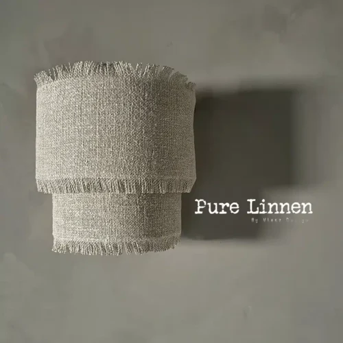 Pure linnen wandlamp Raya